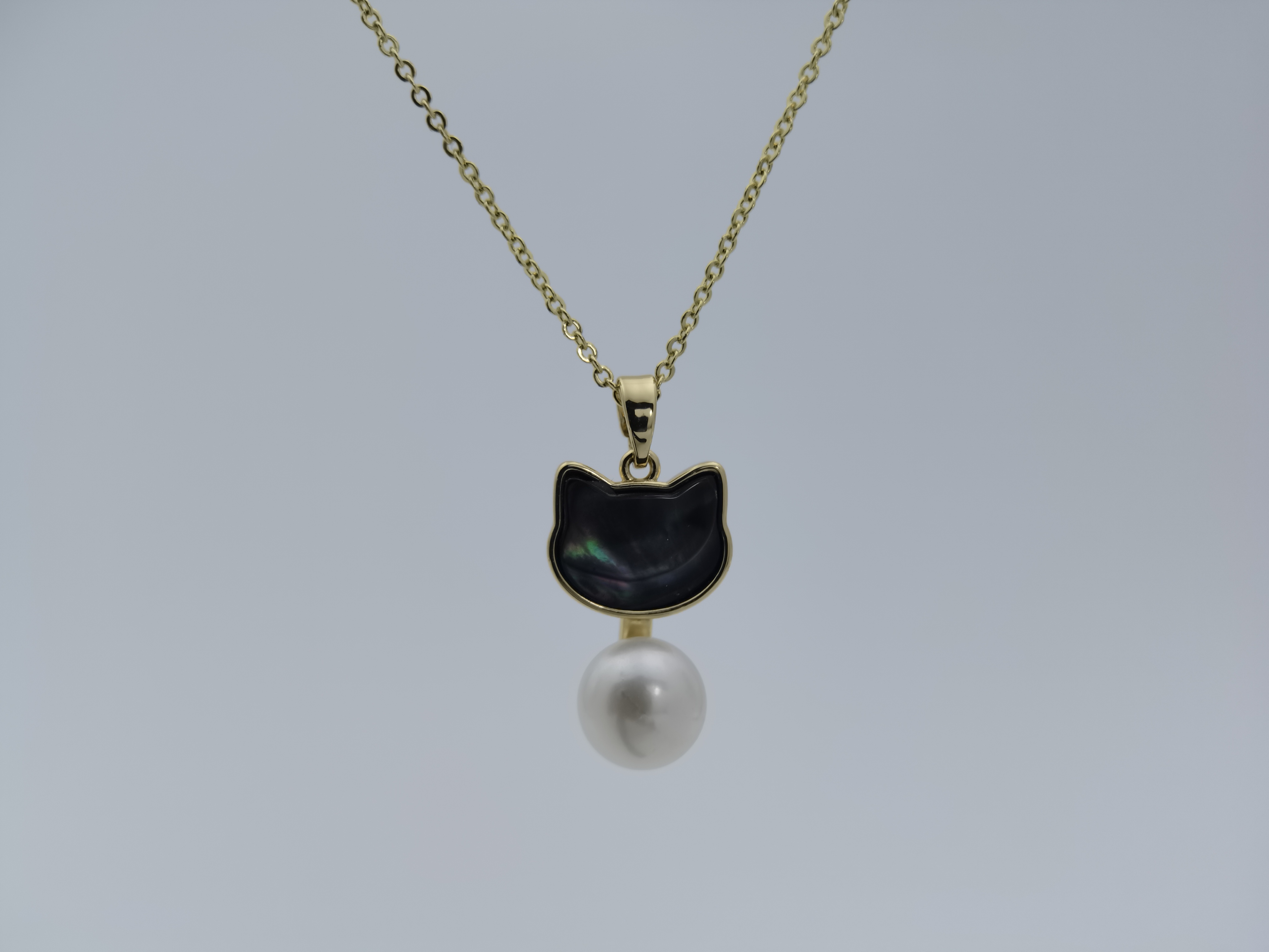 Black Cat Necklace - extra photo 1